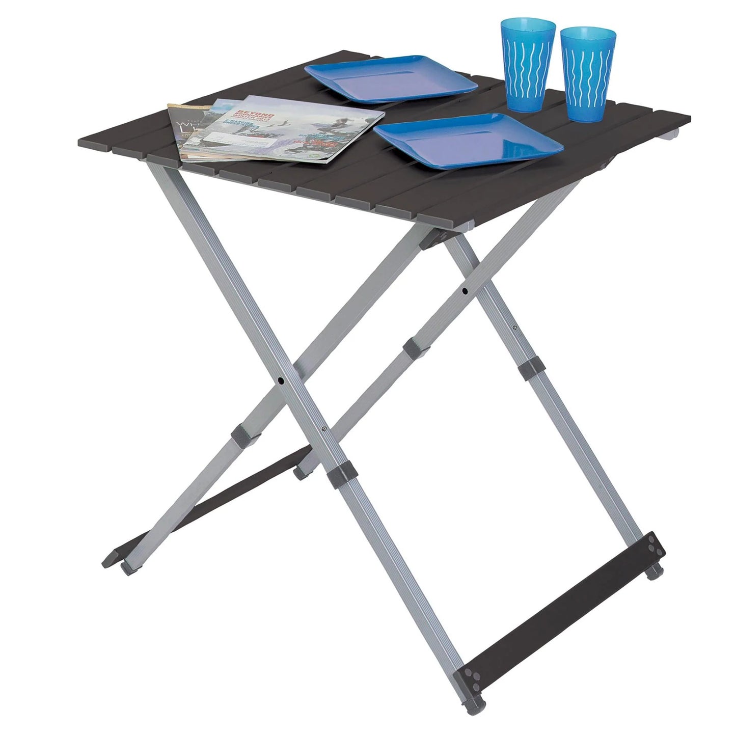 Folding Compact 25 inch Aluminum Table