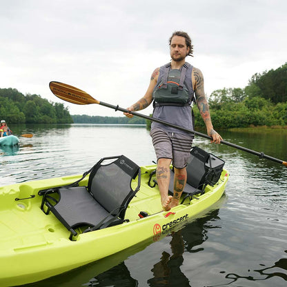 standing up in a kayak