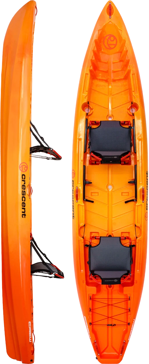 Crew 2+1 kayak for rent